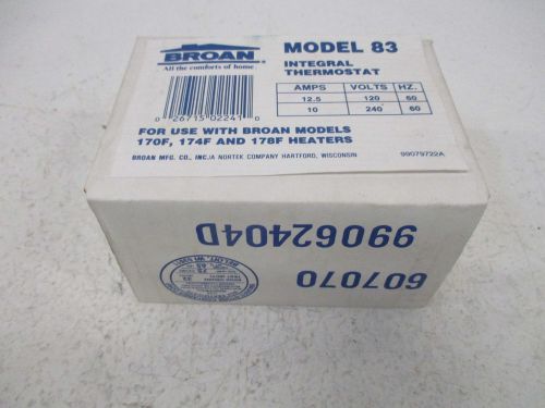 BROAN MODEL 83 INTEGRAL THERMOTAT *FACTORY SEALED*