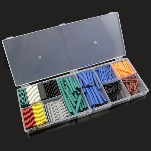 New 280pcs assortment 2:1 heat shrink tubing tube sleeving wrap wire kit &amp;box for sale