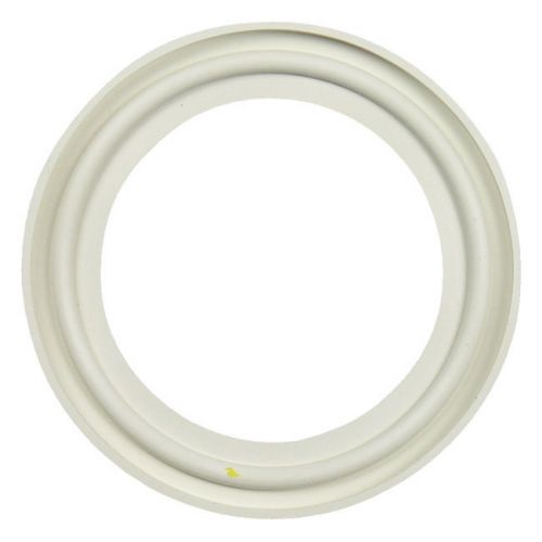 Fkm sanitary tri-clamp gasket, white - 12&#034; (flanged) for sale