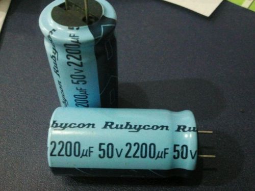 2200uf50v capasiator rubycon 2200uf-50v  cew