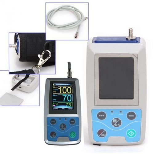 Usa seller!24 hours handhold ambulatory blood pressure monitor,nibp,pr,software for sale