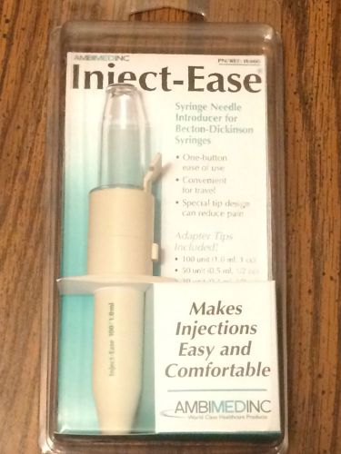 Inject-Ease by AMBIMEDINC - 30-100 unit tips - Push Button Auto-Injector - NIB