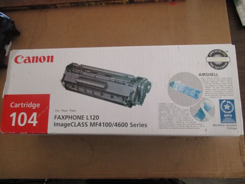 Canon Fax L120 Toner Cartridge 104 Genuine New! Sealed
