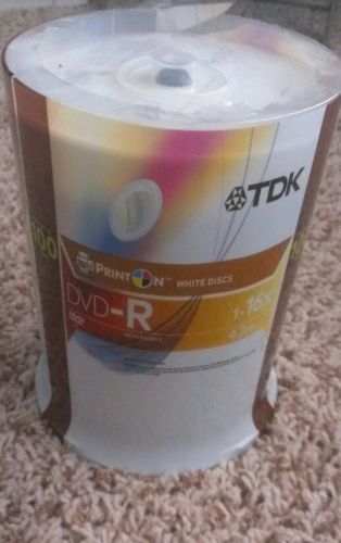 TDK DVD-R 4.7Gb 1X - 16X 100 Pack