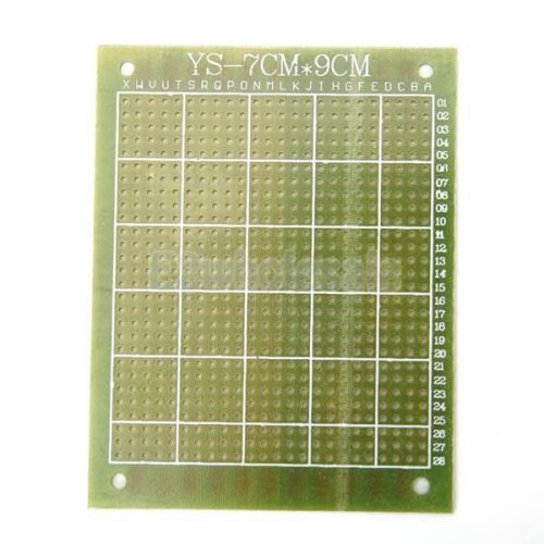 Diy prototype universal 2.54mm double side pcb print circuit board 7 x 9cm for sale