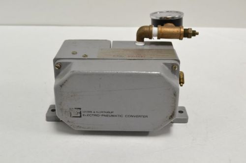 Leeds northrup 10970-2 electro-pneumatic converter transducer b215371 for sale