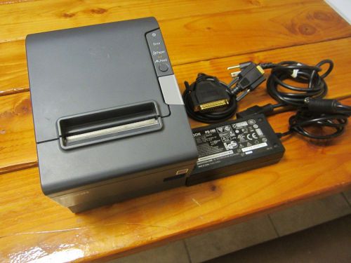 EPSON TM-T88V Model M244A Serial &amp; USB Printer, With Power &amp; Serial Cable, used