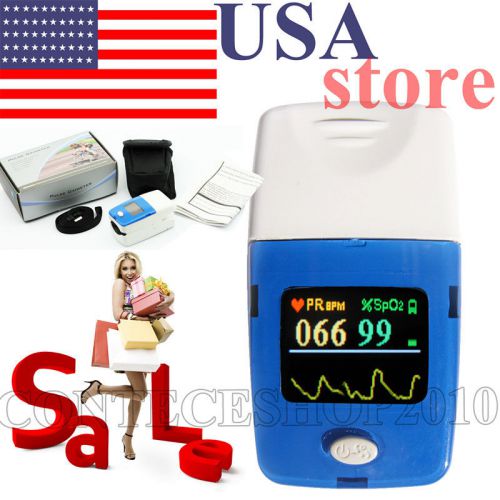 CONTEC CMS50C Fingertip Pulse Oximeter,SPO2 Monitor,Blood Oxygen Monitor+Case,