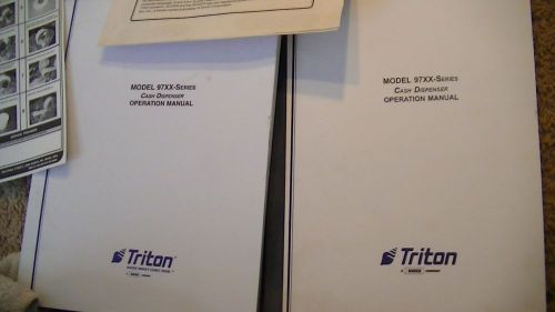 Triton 9700 Series ATM Cash Dispenser Operation Manuals + More