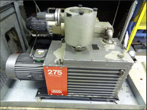 Edwards E-1 M275 Vacum Pump + EH1200 Mechanical Booster Blower E1M275 One-Stage