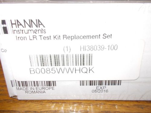Hanna Instruments Iron LR Test Kit Replacement Set HI38039-100