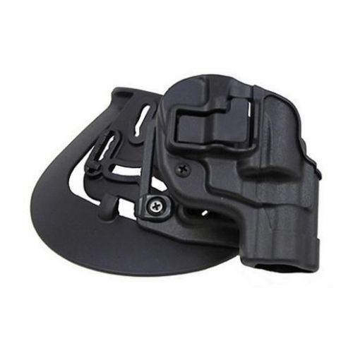 Blackhawk 410520bk-r serpa cqc belt &amp; paddle holster plain matte black finish for sale