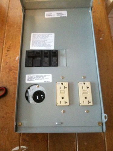 Midwest U038C010 Power Outlet, 6-20R, 5-20R 2GFCI, 9x17, 100A
