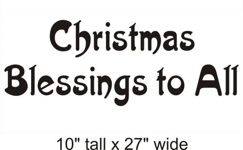 3X Christmas Blessing Removable Wall Art Decal Vinyl Sticker Mural Decor-FA 292