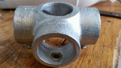 35-6 kee klamp tee galvanized iron pipe fitting- fits 1&#034; for sale