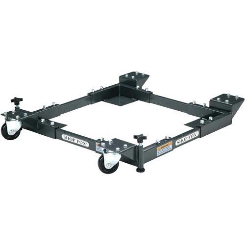 Shop Fox HD Mobile Machine Base Adjustable 20&#034; x 20&#034; to 30&#034; x 30&#034; D2057A New