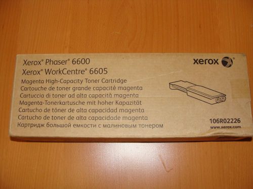 OEM Xerox 106R02226 High-Capacity Magenta Toner Cartridge 6600, 6605