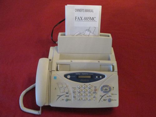 HIGH SPEED BROTHER INTELLIFAX 885 MC FAX MACHINE, W/COPYING, APPEARS UNUSED