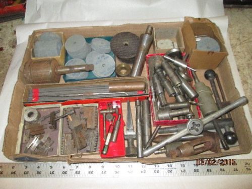 MACHINIST LATHE MILL  Machinist Lot Misc Grinding Wheels Jaws Chuck Parts  Etc