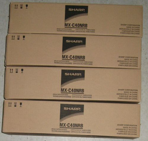 Sharp mx-c40nrb black drum units quantity 4 for sale