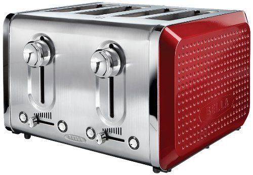 Red Dots Collection 4-Slice Toaster