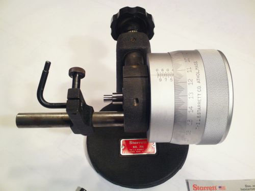 Starrett No. 716  Indicator Tester Carbide Face Spindle Caliper Gage Micrometer