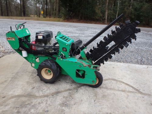 Ditch witch rt12 walk behind trencher, honda gas engine, vermeer, construction for sale