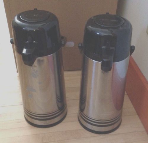 Set of 2 Airpots/Pump pots for coffee dispensing, Update brand (Items 12, 13)