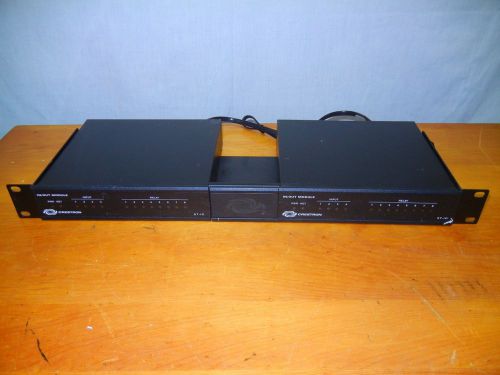 2 Used Working Crestron ST-10 8 Relay and 4 digital Analog input module