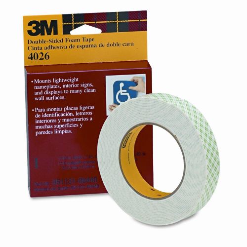 3m foam mounting double-sided tape, 1 wide x 216 long for sale