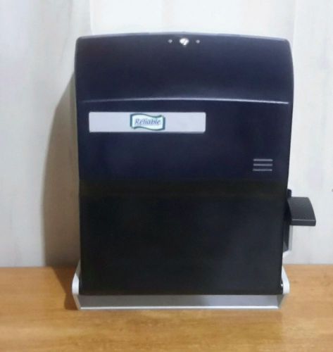 New Paper Towel Dispenser, Lever with Key, Reliable Brand, Black and White