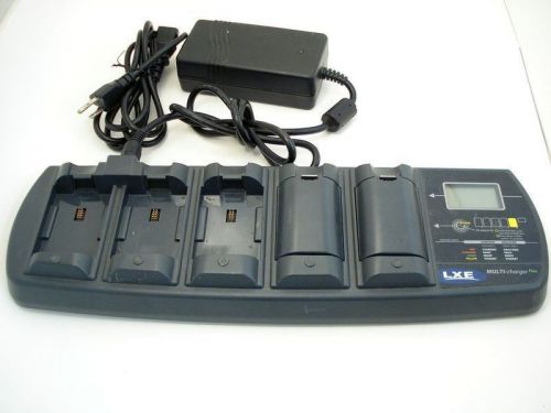 LXE MX7 5-Bay Battery Charger with 5 Batteries