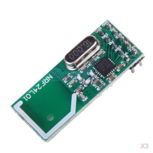 3x NRF24L01 2.4GHz Wireless Transceiver Module for Arduino Microcontroller