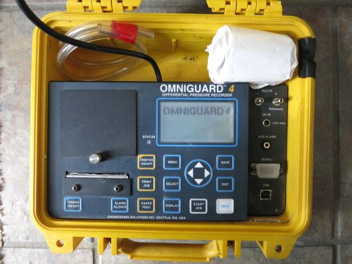 Omniguard 4 Differential Pressure Recorder. The Printer Is Not Working