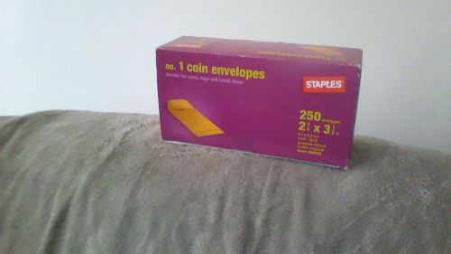 YELLOW ENVELOPES   LOT   5 BOXES  TOTAL