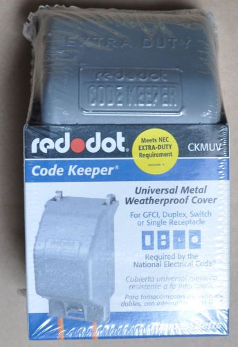 Thomas &amp; betts ckmuv code keeper weatherproof cover single gang heavy duty new for sale