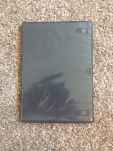 Slim DVD Cases - 38 Black &amp; 24 Clear - Brand New