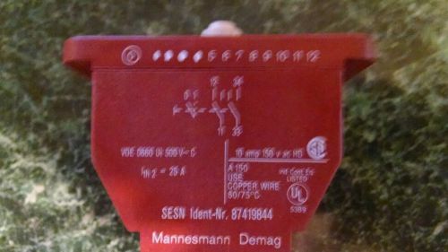 Mannesmann Demag Switch 87419844 Lot of 4