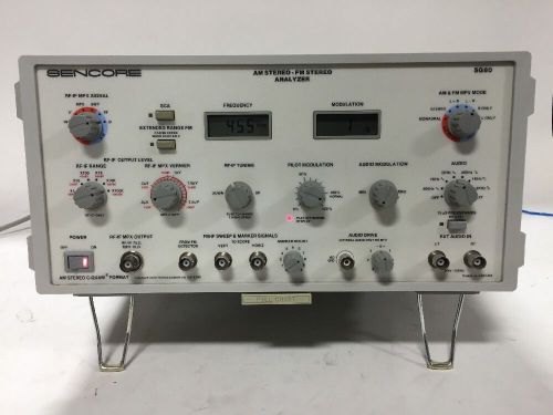 SENCORE SG80 AM/FM STEREO ANALYZER EXCELLENT CONDITION WITH MANUAL