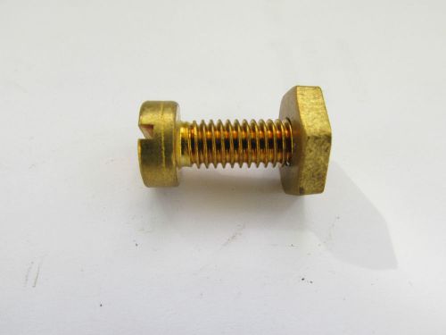 7X 5.8 X 15. Slotted Cheese Head,Solid Brass Screws.