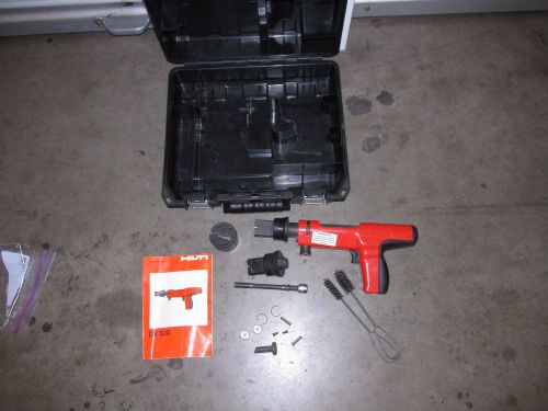 Hilti dx-200 cal.25 powder actuated nail gun kit combo used (365) for sale