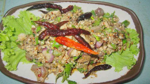 Thai Recipe Food Cooking Kitchen Dinner Party Restaurant Cook Chicken Larb Salad