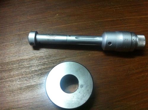 Tesa internal micrometer 17 - 20 mm 0.005mm inside innenmikrometer +setting ring for sale