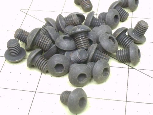 (66) button head socket cap screws m8 x 10mm black oxide #57848 for sale