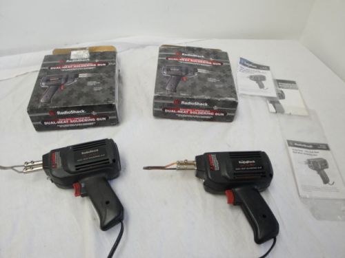 (2) heavy-duty dual-heat soldering gun (radio shack) owners manual 64-2187 for sale