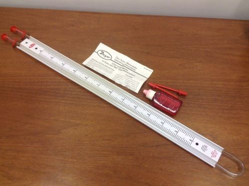 Dwyer - catalog #1221-12-d - flex-tube manometer 1220/1230 series - new for sale