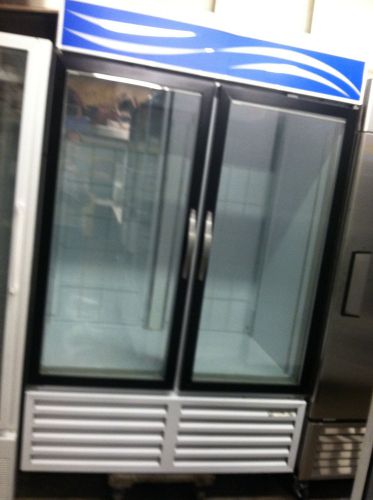 Ice Cream Freezer 2 Door Glass
