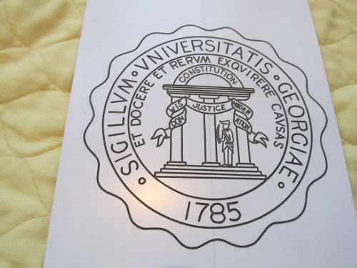 Engraving Template University of Georgia emblem - for awards/plaques Athens, GA