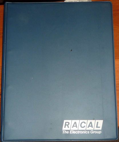 Original Manual for Racal RTA.1456 Piccolo Receiver (+ RA.1233 and MA.1056)