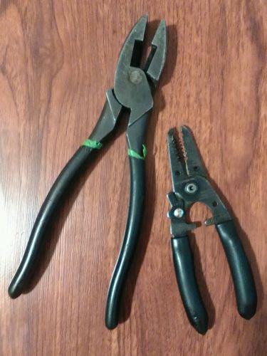 Greenlee Lineman Pliers and Wire Strippers